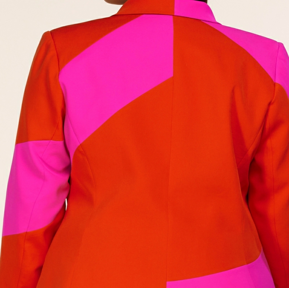NEW Plus Size Color Block Pantsuits - Picture 9 of 10